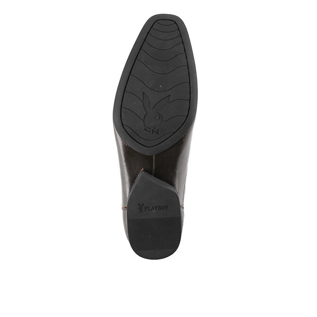 Playboy Sepatu Slip On Pria Jeviera ( Slip On ) In Brown
