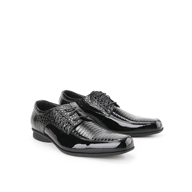 Playboy Sepatu Pria Lace Up Geromes - Laces In Black