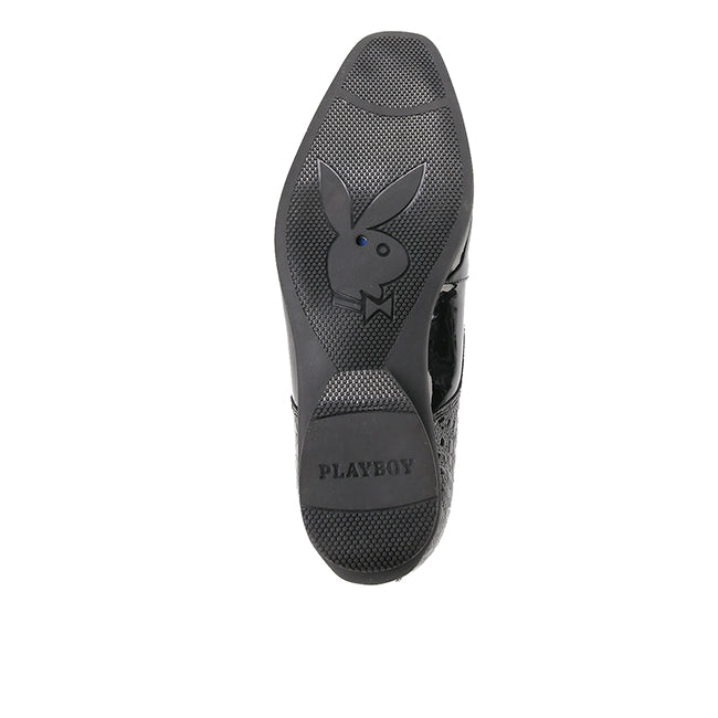 Playboy Sepatu Pria Lace Up Geromes - Laces In Black