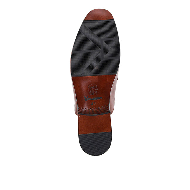 Playboy Sepatu Pria Wordie Mules In Brown