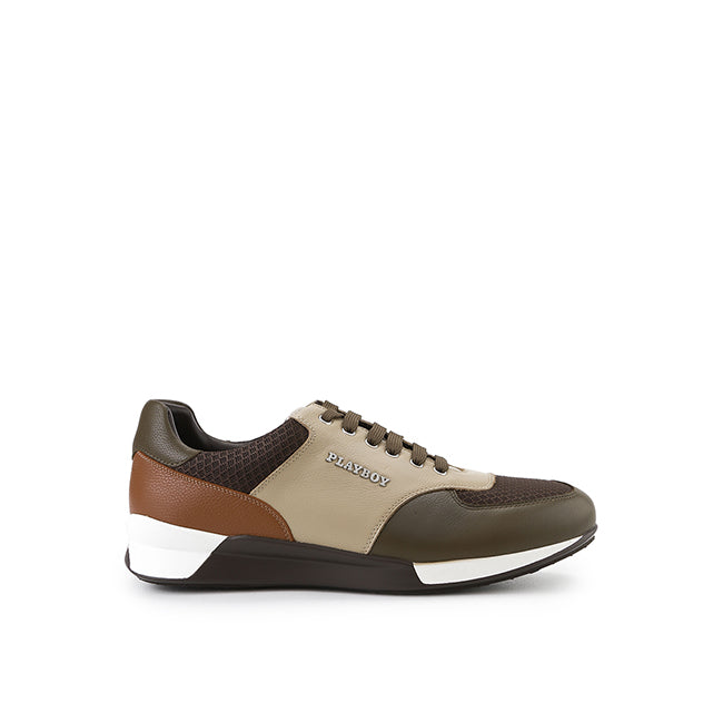 Playboy Sepatu Actives Pria Jefferson In Olive/Green