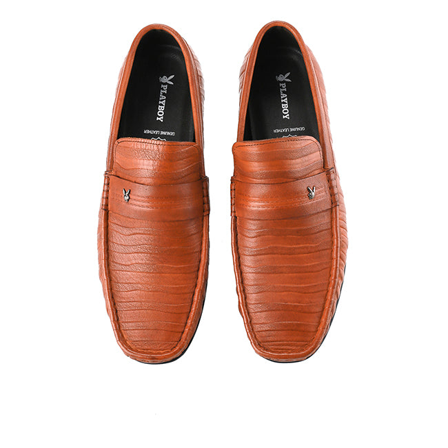Playboy Sepatu Loafer Pria Shadow In Brown