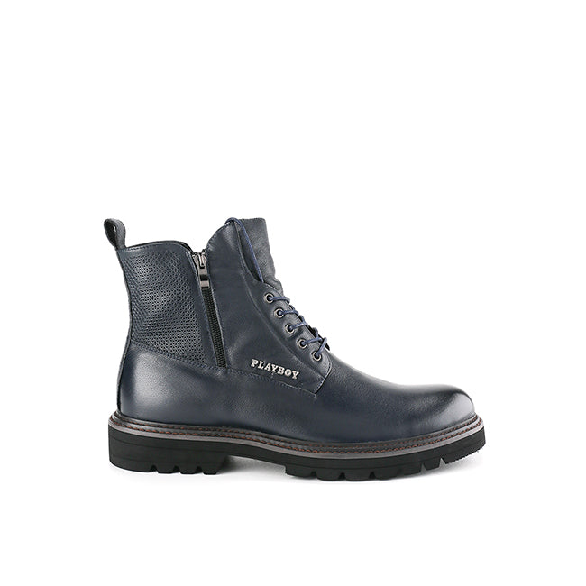 Playboy Sepatu Boots Pria Vladimir ( Boots ) In Navy