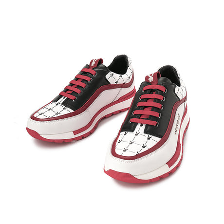 Playboy Sepatu Sneaker Pria Jeconiah In Black/Red