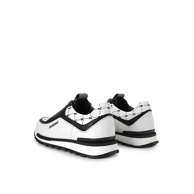 Playboy Sepatu Sneaker Pria Jeconiah In Black/White