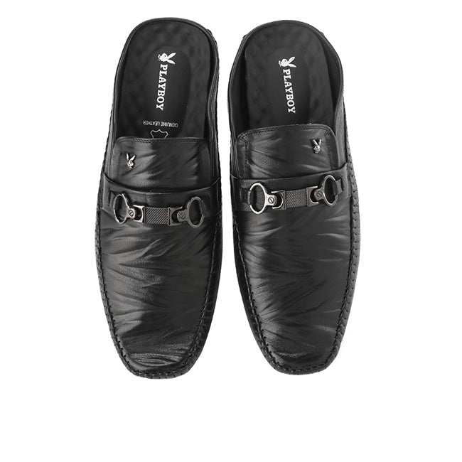 Playboy Sepatu Pria Loafers Fredo In Black
