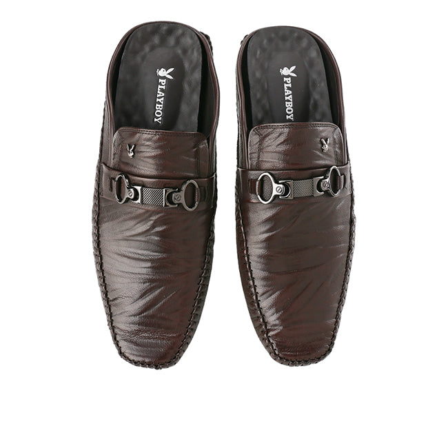 Playboy Sepatu Pria Loafers Fredo In Brown