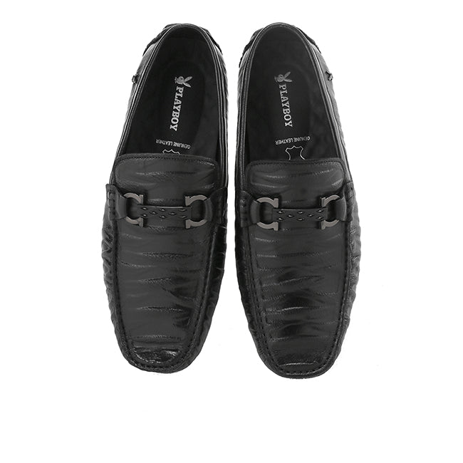 Playboy Sepatu Pria Loafers Freedy In Black
