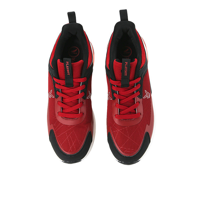 Playboy Sepatu Pria Glowy In Red
