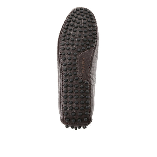 Playboy Sepatu Pria Loafers Fredos In Coffee