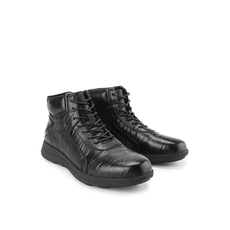 Playboy Sepatu Pria Caprio Boots Laces In Black