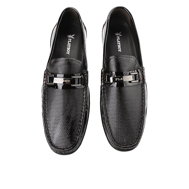 Playboy Sepatu Pria Loafers Sherlock In Maroon