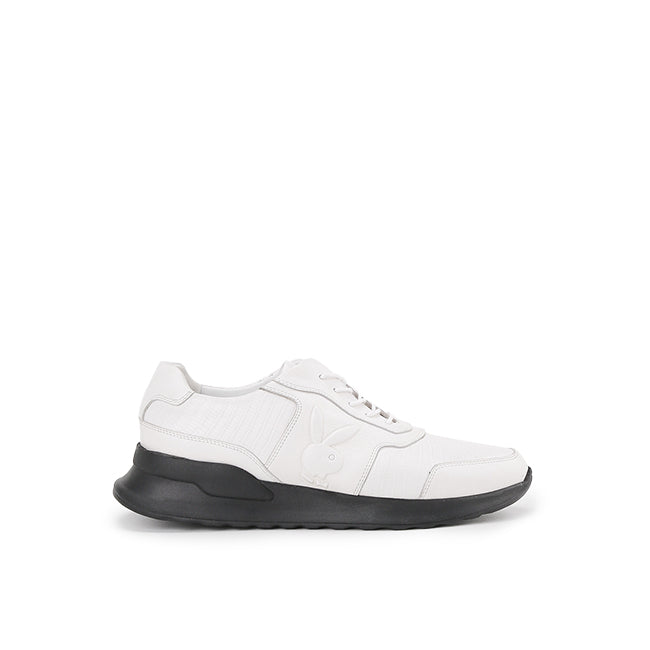 Playboy Sepatu Pria Actives Cappone In White