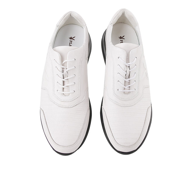 Playboy Sepatu Pria Actives Cappone In White