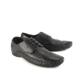 Playboy Sepatu Pria Slip On Leccox Laces In Black
