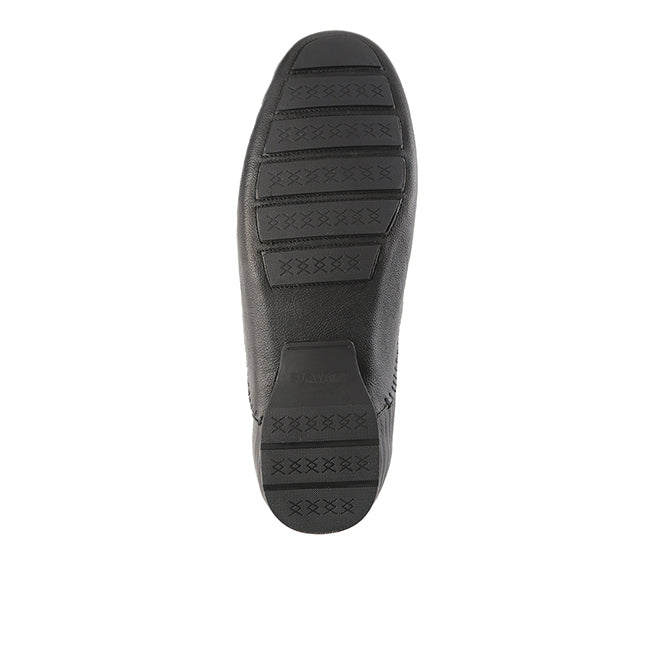 Playboy Sepatu Pria Slip On Leccox Laces In Black