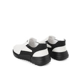 Walver Laces Up In White/Black