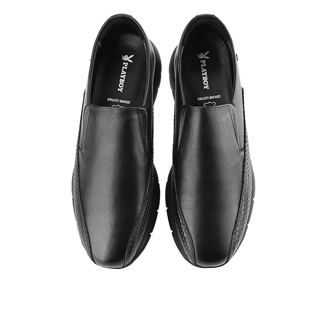 Playboy Sepatu Pria Wolfgang Slip On In Black