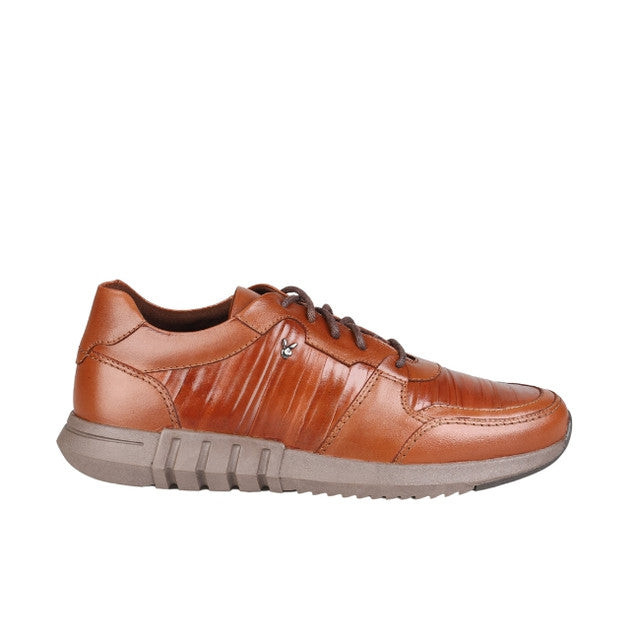 Playboy Sepatu Pria Formal Zanggar Lace In Tan