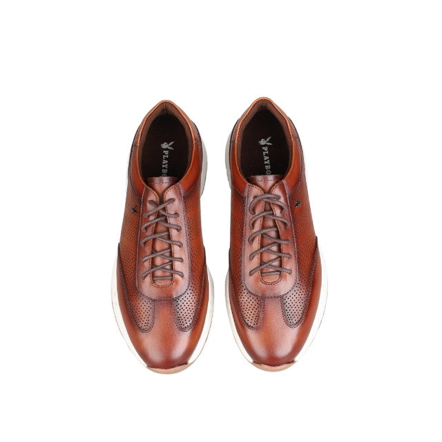 Playboy Sepatu Pria Sneakers Konni In Brown