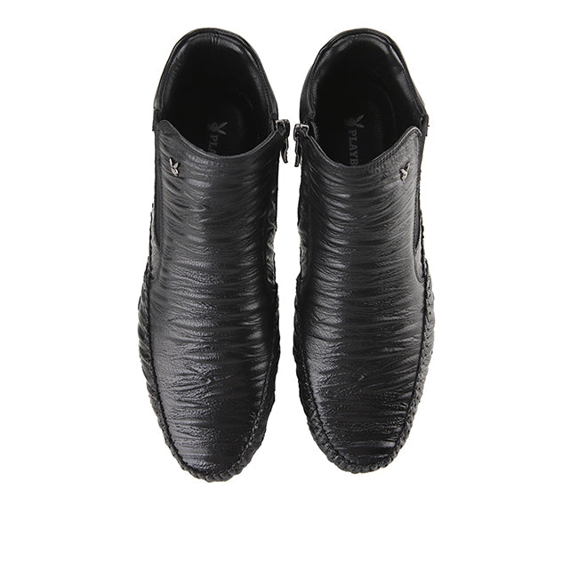 Playboy Pria Boots Emilio In Black