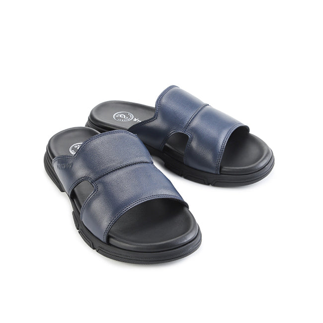 Playboy Sandal Pria Austria Mule In Navy 45