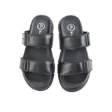 Playboy Sandal Pria Norwich Strap In Black 42