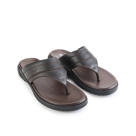 Playboy Sandal Pria Trousard Toepost In Coffe 43