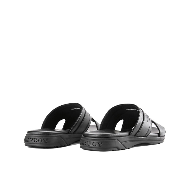 Playboy Sandal Pria Trousard Mule In Black 45