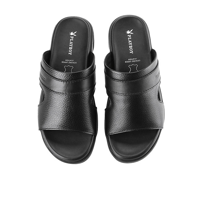 Playboy Sandal Pria Trousard Mule In Black 45