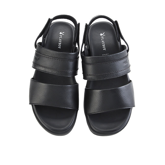 Playboy Sandal Pria Trousard Slingback Strap In Black 40