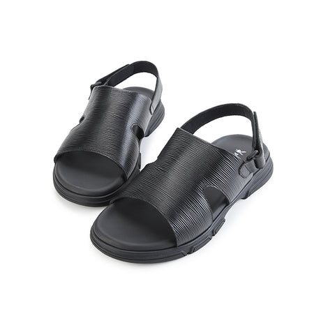Playboy Sandal Pria Tierbraun Slingback Mule In Black 44