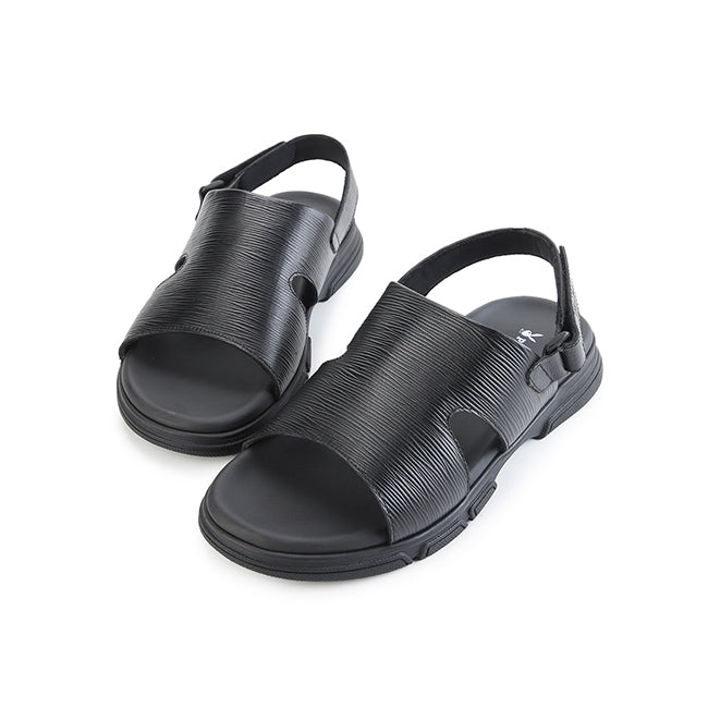 Playboy Sandal Pria Tierbraun Slingback Mule In Black 43