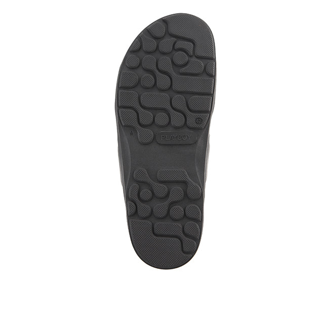 Playboy Sandal Pria Straps Lavvie Double Strap 1 In Black