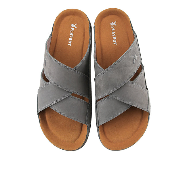 Playboy Sandal Pria Straps Cody In Grey