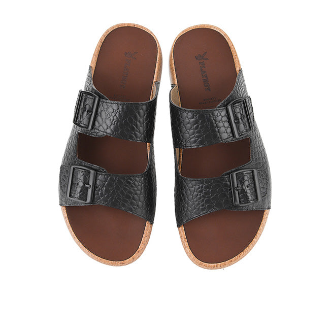 Playboy Men Sandals Luxio In Black