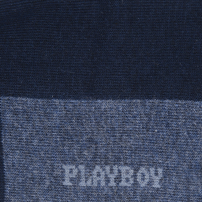 Playboy Men Socks Short 1 In Black/Navy/Light Grey