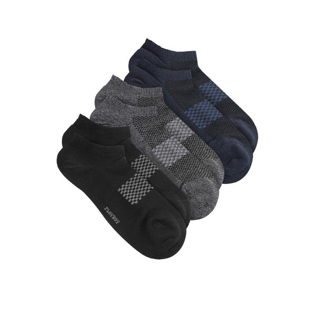 Playboy Aksesoris Unisex Sock Short 1 In Black/Navy/Dark Grey