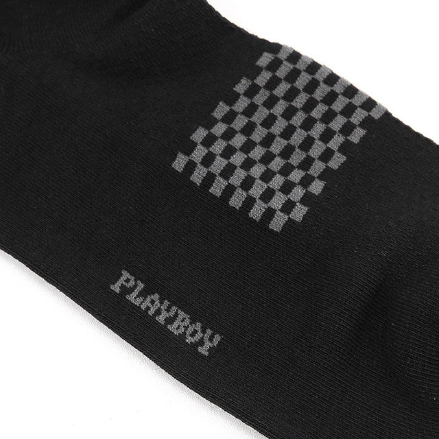 Playboy Aksesoris Unisex Sock Short 1 In Black/Navy/Dark Grey