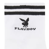 Playboy Men Socks Long 1 In Black/White