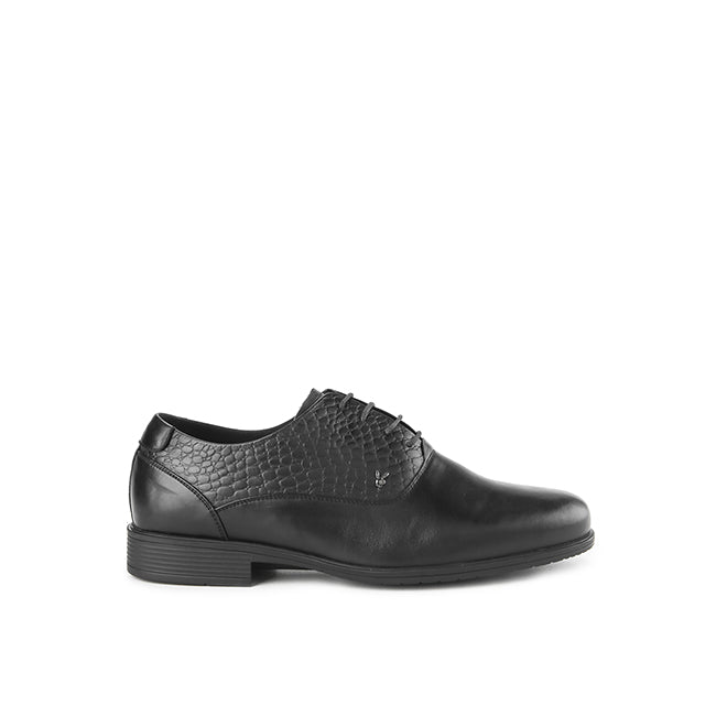 Playboy Sepatu Pria Lace Up Ferry - Laces In Black