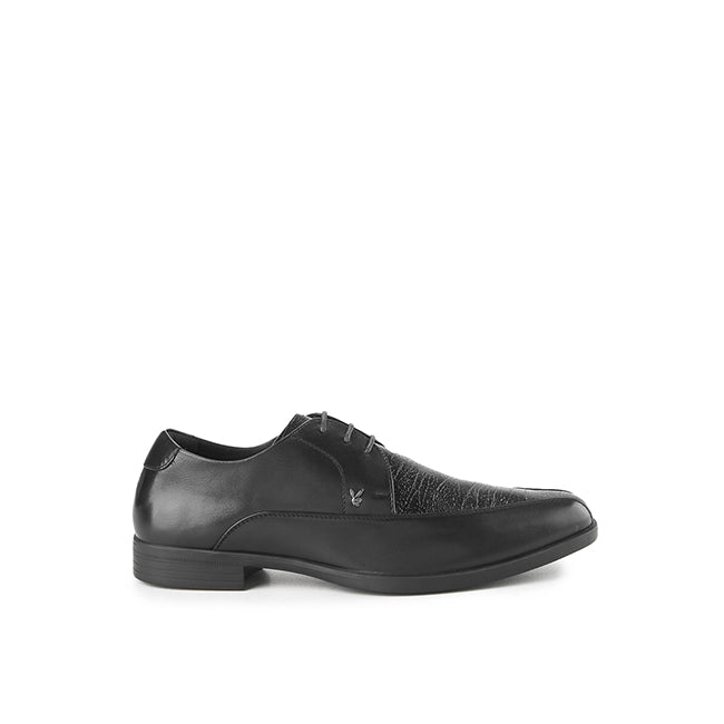 Playboy Sepatu Pria Lace Up Ferdie - Laces In Black