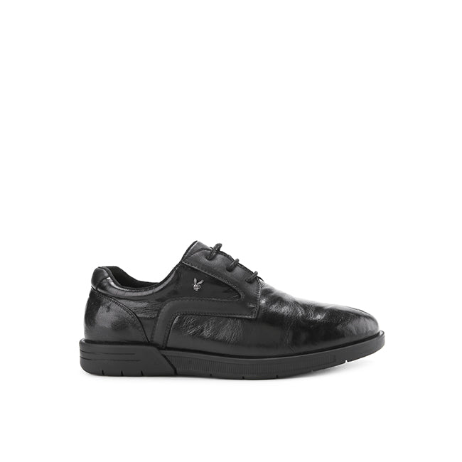 Playboy Sepatu Pria Lace Up Sarge Laces In Black