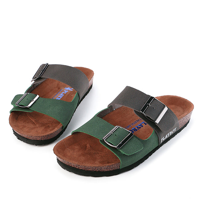 Playboy Sandal Pria Essen In Green/Grey