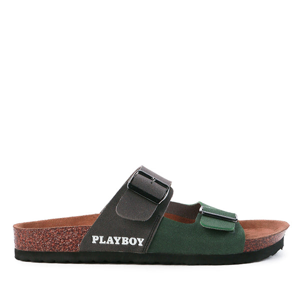 Playboy Sandal Pria Essen In Green/Grey