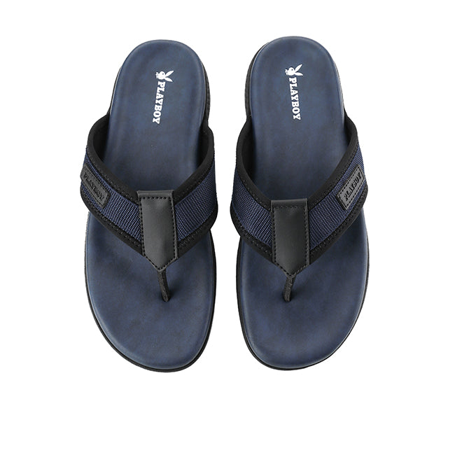 Playboy Sandal Pria Thong Santarimo In Navy