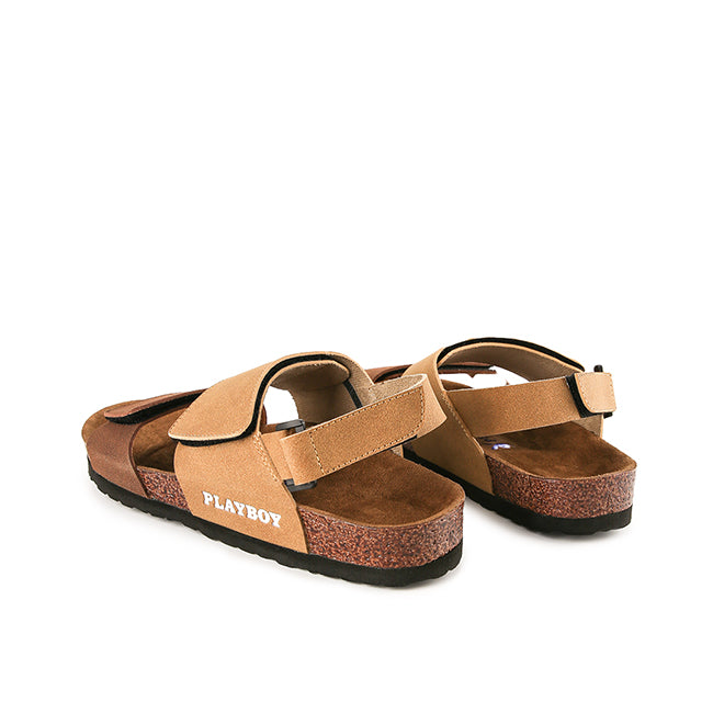 Playboy Sandal Pria Slingback Bierza - Slinkback In Brown 44