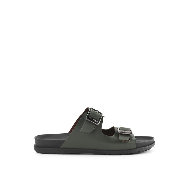 Playboy Sandal Pria Laure Double Strap In Grey