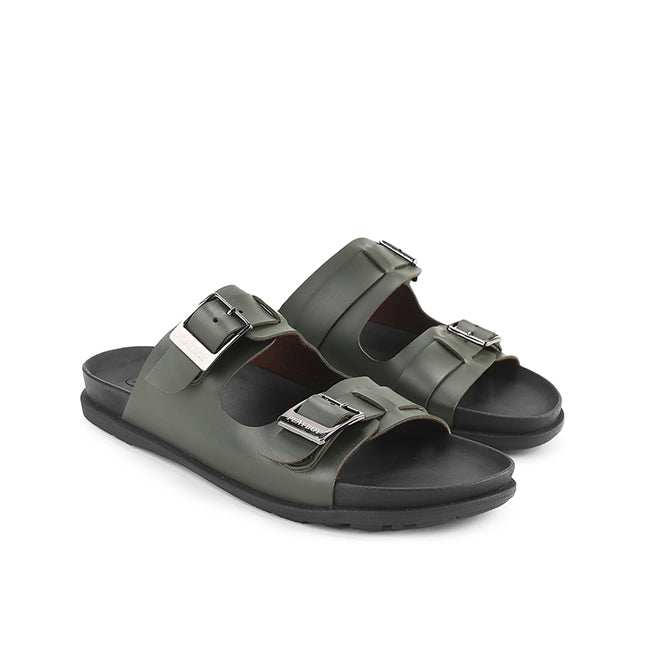 Playboy Sandal Pria Laure Double Strap In Grey
