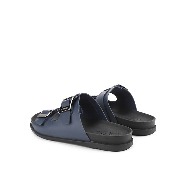 Playboy Sandal Pria Laure Double Strap In Navy